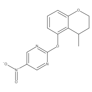 2-(4-Methylchroman-5-yl)oxy-5-nitro-pyrimidine Structure