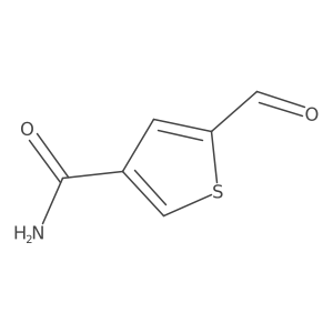 5-Formylthiophene-3-carboxamide Structure