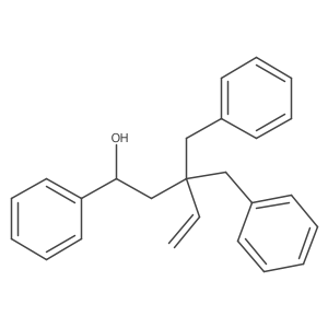 3,3-Dibenzyl-1-phenylpent-4-en-1-ol Structure