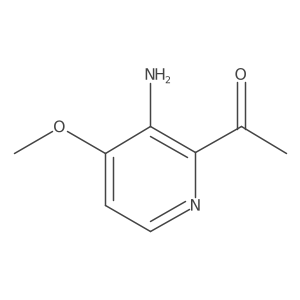 1-(3-Amino-4-methoxypyridin-2-YL)ethanone Structure