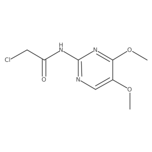 2-chloro-N-(4,5-dimethoxypyrimidin-2-yl)acetamide结构式