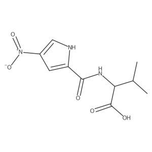 3-methyl-2-[(4-nitro-1H-pyrrol-2-yl)formamido]butanoic acid结构式