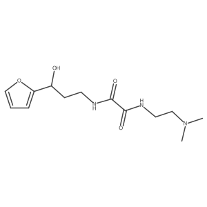 N1-(2-(dimethylamino)ethyl)-N2-(3-(furan-2-yl)-3-hydroxypropyl)oxalamide Structure