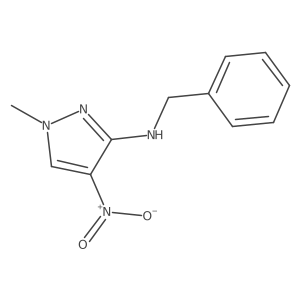 N-benzyl-1-methyl-4-nitro-1H-pyrazol-3-amine Structure
