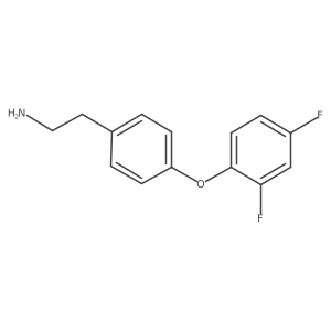 2-[4-(2,4-Difluorophenoxy)phenyl]ethan-1-amine Structure
