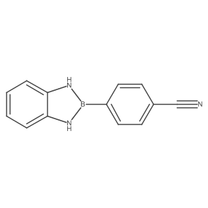 Benzonitrile, 4-(1,3-dihydro-2H-1,3,2-benzodiazaborol-2-yl)- Structure