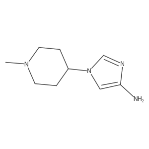 1-(1-methylpiperidin-4-yl)-1H-imidazol-4-amine Structure