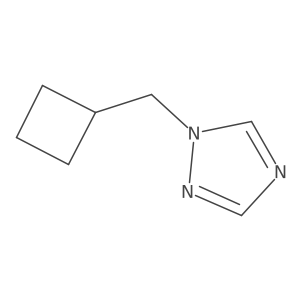 1-(Cyclobutylmethyl)-1H-1,2,4-triazole结构式