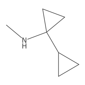 1-cyclopropyl-N-methylcyclopropan-1-amine Structure