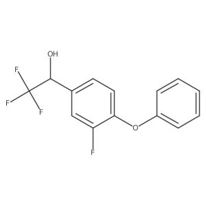 3-Fluoro-4-phenoxy-alpha-(trifluoromethyl)-benzyl alcohol结构式
