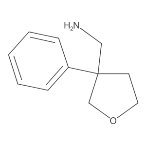 (3-Phenyloxolan-3-YL)methanamine结构式
