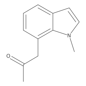 1-(1-methyl-1H-indol-7-yl)propan-2-one结构式
