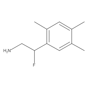 2-Fluoro-2-(2,4,5-trimethylphenyl)ethan-1-amine Structure