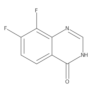 7,8-Difluoroquinazolin-4(3H)-one结构式