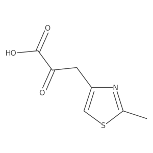 3-(2-Methyl-1,3-thiazol-4-yl)-2-oxopropanoic acid Structure