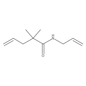 2,2-Dimethyl-N-2-propen-1-yl-4-pentenamide Structure