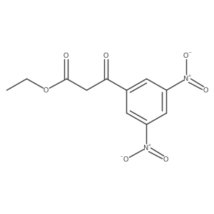 Ethyl 3-(3,5-dinitrophenyl)-3-oxopropanoate Structure