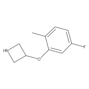 3-(5-Fluoro-2-methylphenoxy)azetidine Structure