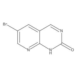 6-Bromopyrido[2,3-d]pyrimidin-2-ol结构式