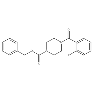 Benzyl 4-(2-iodobenzoyl)piperazine-1-carboxylate Structure