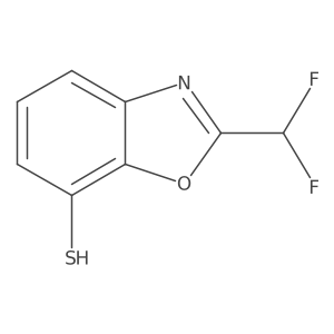 2-(Difluoromethyl)-7-mercaptobenzo[d]oxazole Structure