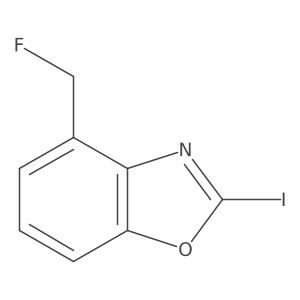 4-(Fluoromethyl)-2-iodobenzo[d]oxazole Structure