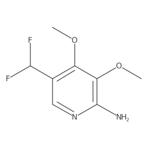 5-(Difluoromethyl)-3,4-dimethoxypyridin-2-amine结构式