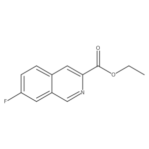 Ethyl 7-fluoroisoquinoline-3-carboxylate Structure