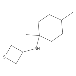 N-(1,4-dimethylcyclohexyl)thietan-3-amine Structure