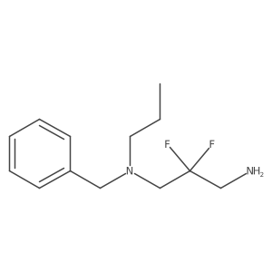 (3-Amino-2,2-difluoropropyl)(benzyl)propylamine结构式