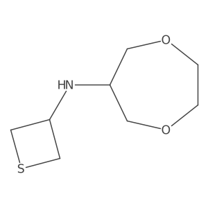 N-(Thietan-3-yl)-1,4-dioxepan-6-amine结构式