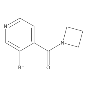 4-(Azetidine-1-carbonyl)-3-bromopyridine结构式