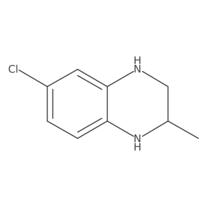 6-Chloro-1,2,3,4-tetrahydro-2-methylquinoxaline Structure