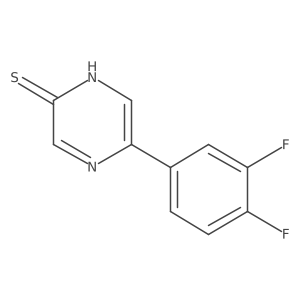 5-(3,4-Difluorophenyl)-1,2-dihydropyrazine-2-thione Structure