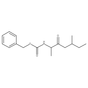 benzyl N-(5-methyl-3-oxoheptan-2-yl)carbamate Structure