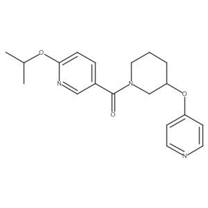 (6-Isopropoxypyridin-3-yl)(3-(pyridin-4-yloxy)piperidin-1-yl)methanone Structure