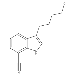 3-(4-Chlorobutyl)-1H-indole-7-carbonitrile Structure