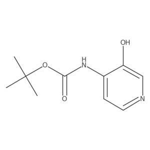 tert-butyl N-(3-hydroxypyridin-4-yl)carbamate Structure