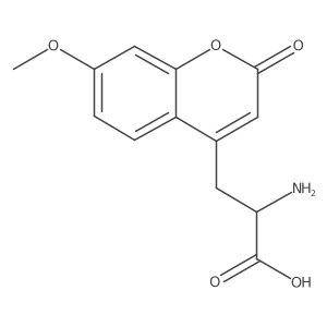 H-b-(7-Methoxycoumarin-4-yl)-Ala-OH Structure