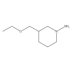 3-(Ethoxymethyl)piperidin-1-amine Structure