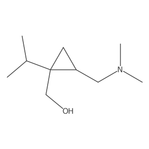{2-[(Dimethylamino)methyl]-1-(propan-2-yl)cyclopropyl}methanol Structure