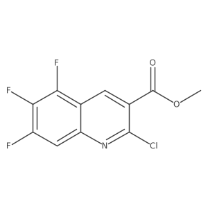 Methyl 2-chloro-5,6,7-trifluoroquinoline-3-carboxylate Structure