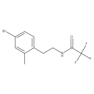 N-(4-bromo-2-methylphenethyl)-2,2,2-trifluoroacetamide Structure