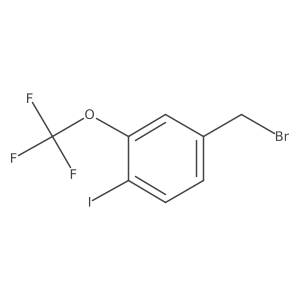 4-Iodo-3-(trifluoromethoxy)benzyl bromide Structure
