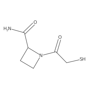 1-(2-Sulfanylacetyl)azetidine-2-carboxamide Structure