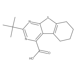 5-Tert-butyl-8-thia-4,6-diazatricyclo[7.4.0.0,2,7]trideca-1(9),2,4,6-tetraene-3-carboxylic acid Structure