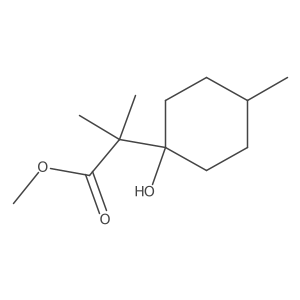 Methyl 2-(1-hydroxy-4-methylcyclohexyl)-2-methylpropanoate Structure