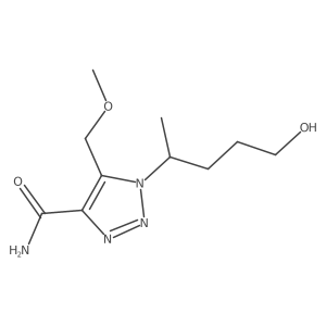 1-(5-hydroxypentan-2-yl)-5-(methoxymethyl)-1H-1,2,3-triazole-4-carboxamide Structure