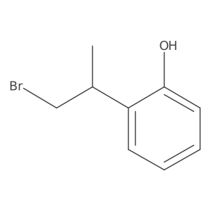 2-(1-Bromopropan-2-yl)phenol Structure
