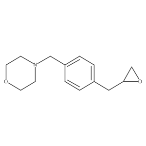 4-({4-[(Oxiran-2-yl)methyl]phenyl}methyl)morpholine结构式